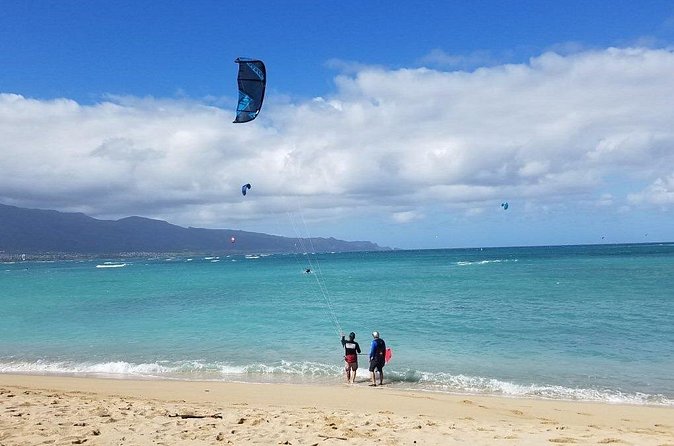 2.5-Hour Private Kiteboarding Lessons at Kanaha Beach in Kahului - First water time: training exercises while your instructor stays with you