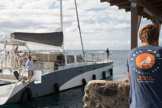 'Alihilani Sunset Sail from Ma'alaea Harbor - The catamaran setup: where to sit when Maui weather changes
