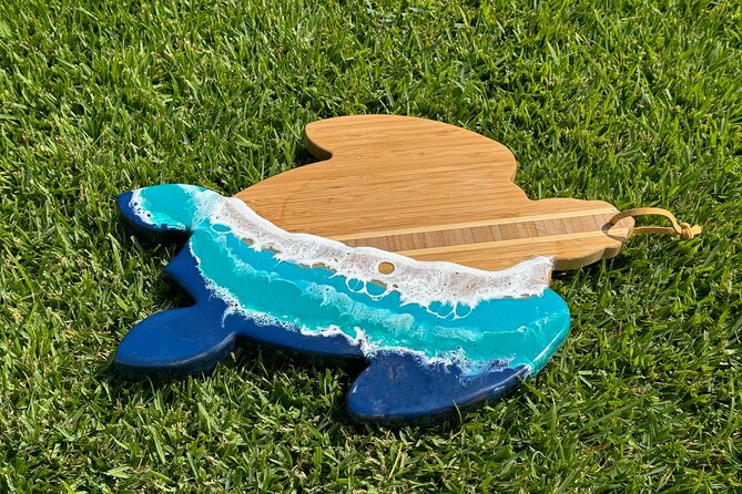 Epoxy Resin Cheese Board Art Class - PPE, safety basics, and handling a heat gun and torch