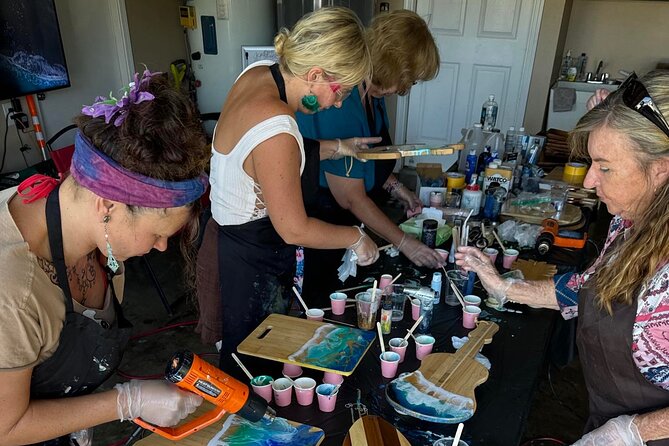 Epoxy Resin Cheese Board Art Class - Price and value: is $145 worth it?