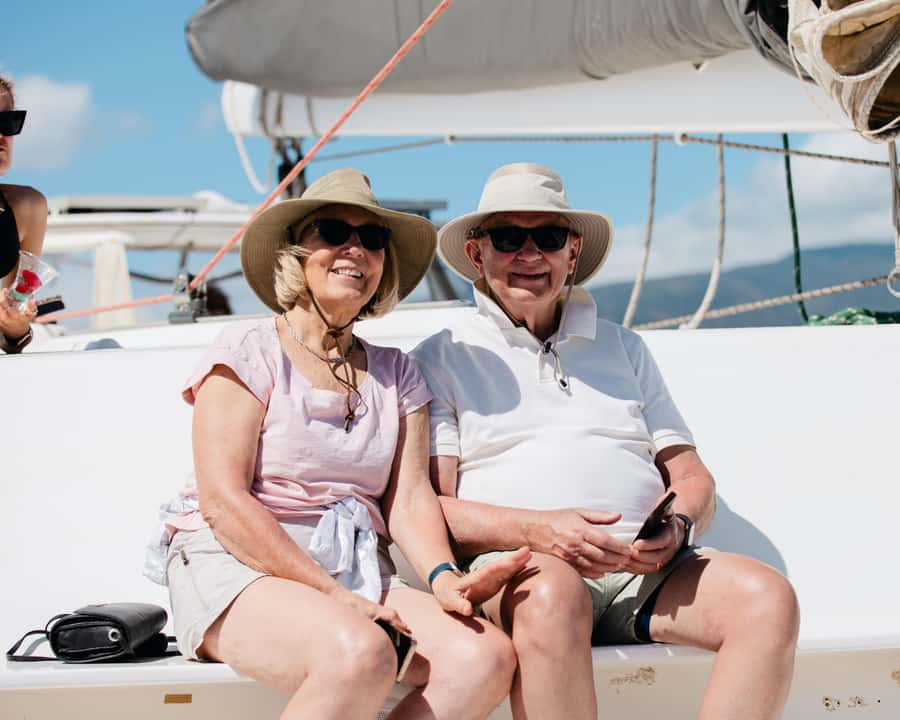 From Ma'alaea: 'Alihilani Sunset Sail Catamaran Tour - Wildlife on the Au’Au Channel: Dolphins, Seabirds, and Whale Season