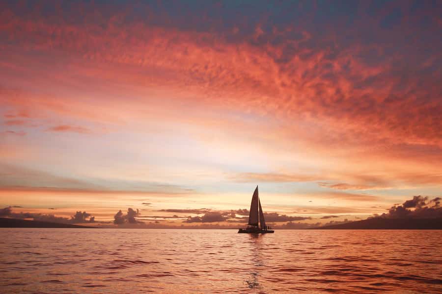 From Ma'alaea: 'Alihilani Sunset Sail Catamaran Tour - The Alihilani Catamaran: Deck Space and Comfort That Actually Help