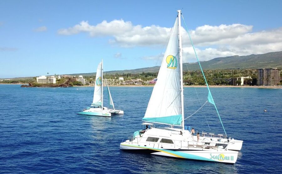 Kaanapali: Sunset Dinner Catamaran Cruise With Drinks - Where to Meet on Kaanapali Beachwalk (2435 Kaanapali Pkwy)