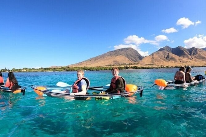Maui Clear Kayak and Snorkel Tour: Swim with turtles (Olowalu) - Optional snorkeling: choose your comfort level