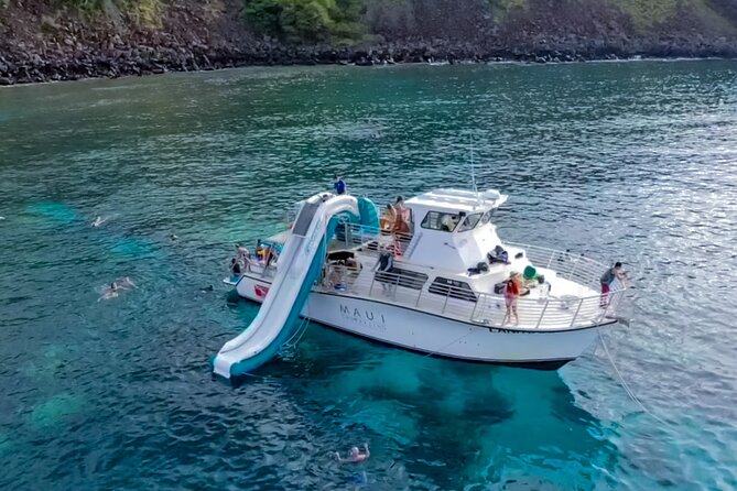Maui: Molokini & Turtle Town Snorkel & Waterslide Adventure - Stop 1: Molokini crater snorkel—what you’re really signing up for