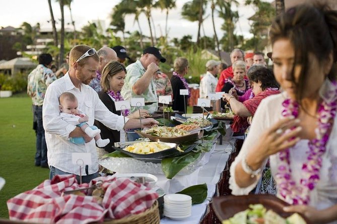 Maui Nui Luau at the Sheraton Maui Resort & Spa - Weather changes the feel: outdoor magic vs. indoor backup