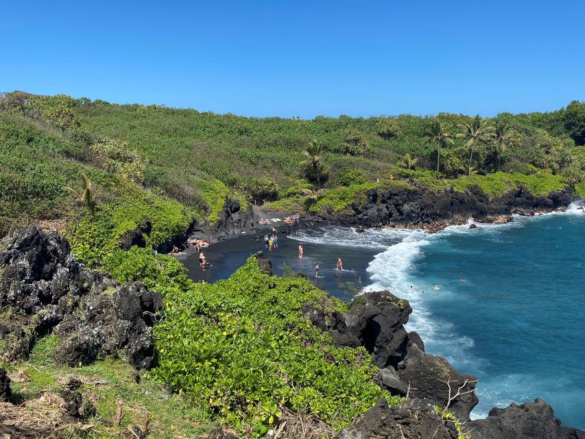 Maui: Road to Hana Private Adventure Tour with Luxury SUV - Waianapanapa State Park: where the black sand steals the show