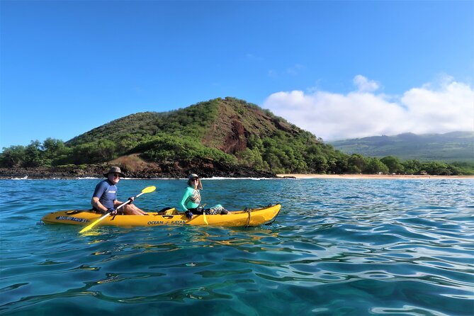 Maui South Shore Premier Kayak and Snorkel Tour from Makena Beach - The views: Haleakala and the distant island horizon