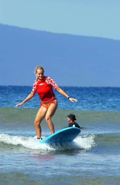 Maui: Surfing Lesson for everyone ; pure fun! - H2: Kalama Park Meeting Point, Check-In, and Gear That Fits
