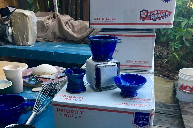 Pottery Class: Make your own mug or Bowl on Maui - Entering Kett Pottery in Makawao: small room energy, real workshop learning