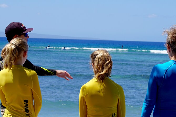 Private Surf Lesson for Group of 3-5 Near Lahaina - Stop at Rivers to the Sea: Gear Check, Rash Guard, and Reef Shoes