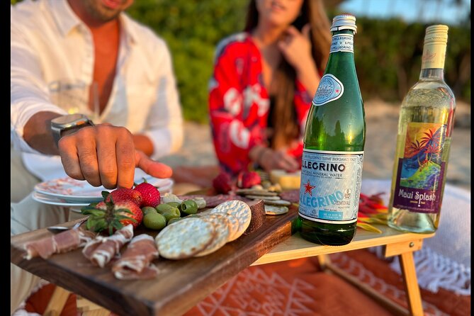 Romantic Sunset Picnic at Pristine Beach with Photo & Video - Relationship Card Deck Games: Romance with a Built-In Pace