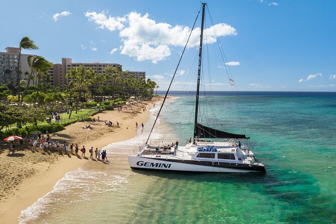 Snorkel Sail Adventure off Ka'anapali Beach, Maui - Where You Start: Kaanapali Beach and a Maui Catamaran Day