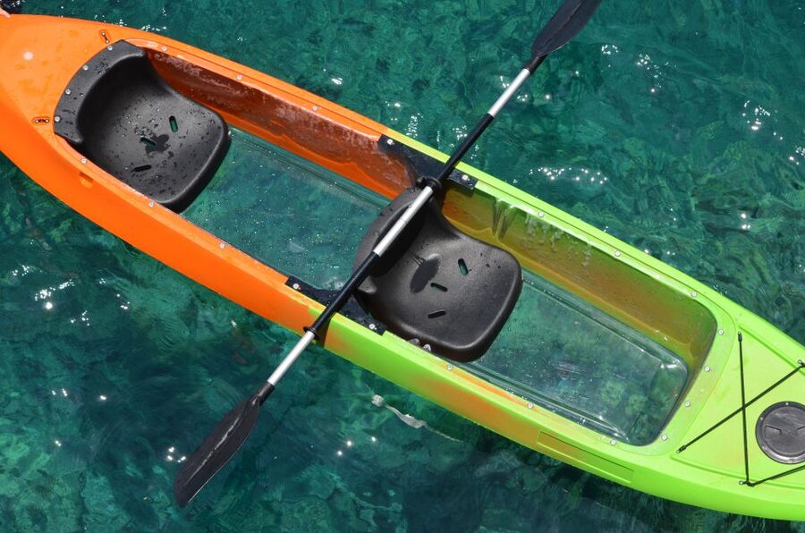 South Maui: Self Guided Clear Bottom Kayak Tour - Entering in water, not on a dock: gear tips that save your feet