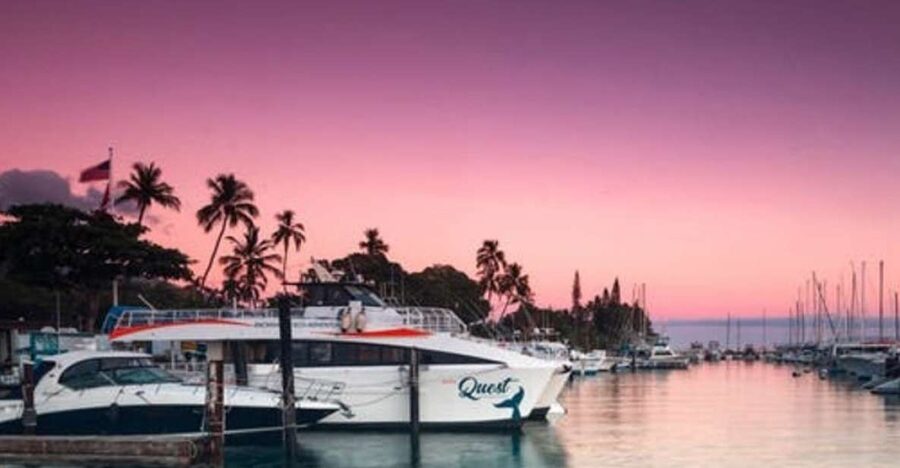 South Maui: Sunset Cruise with 4-Course Dinner and Drinks - The Catamaran Leg: 1.5 Hours of Open-Water Views