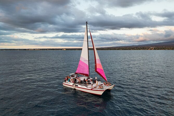 Sunset Sailing on a Floating Tiki Bar Charming Hawaiian Catamaran - Out on Maalaea Bay: Dolphins, Whale Season, and Those Big-Sky Views