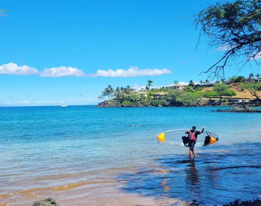 Turtle Town, Makena; Clear Bottom Kayak and Snorkel Tour - Second paddle and Turtle Town: keeping the momentum after snorkeling